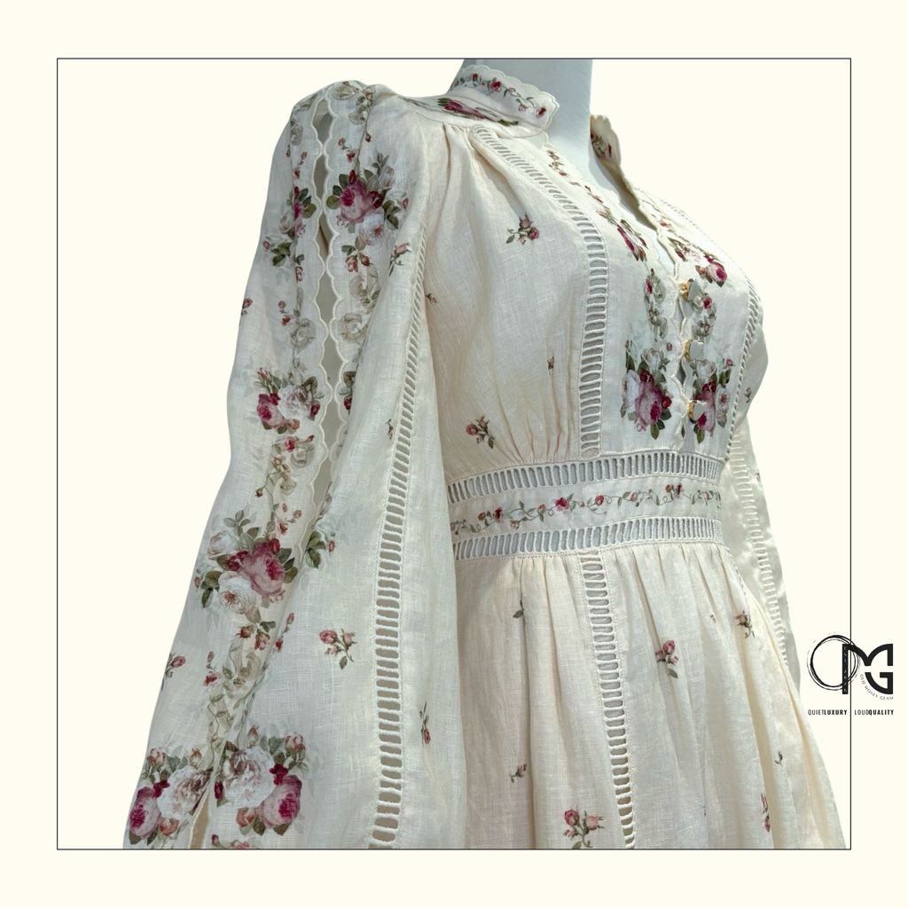 PATIENCE PLUNGE MIDI DRESS