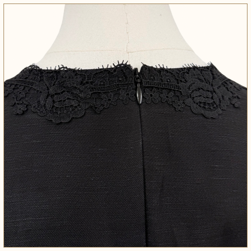 HYPNOTIC LACE TRIM MINI DRESS