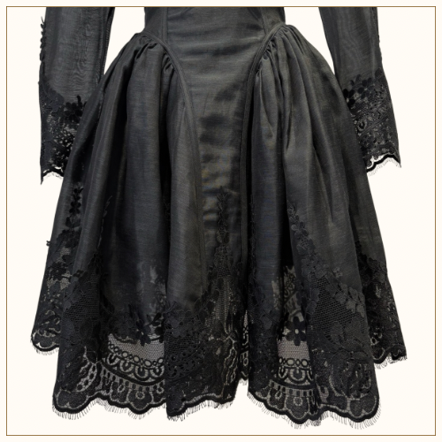 HYPNOTIC LACE TRIM MINI DRESS