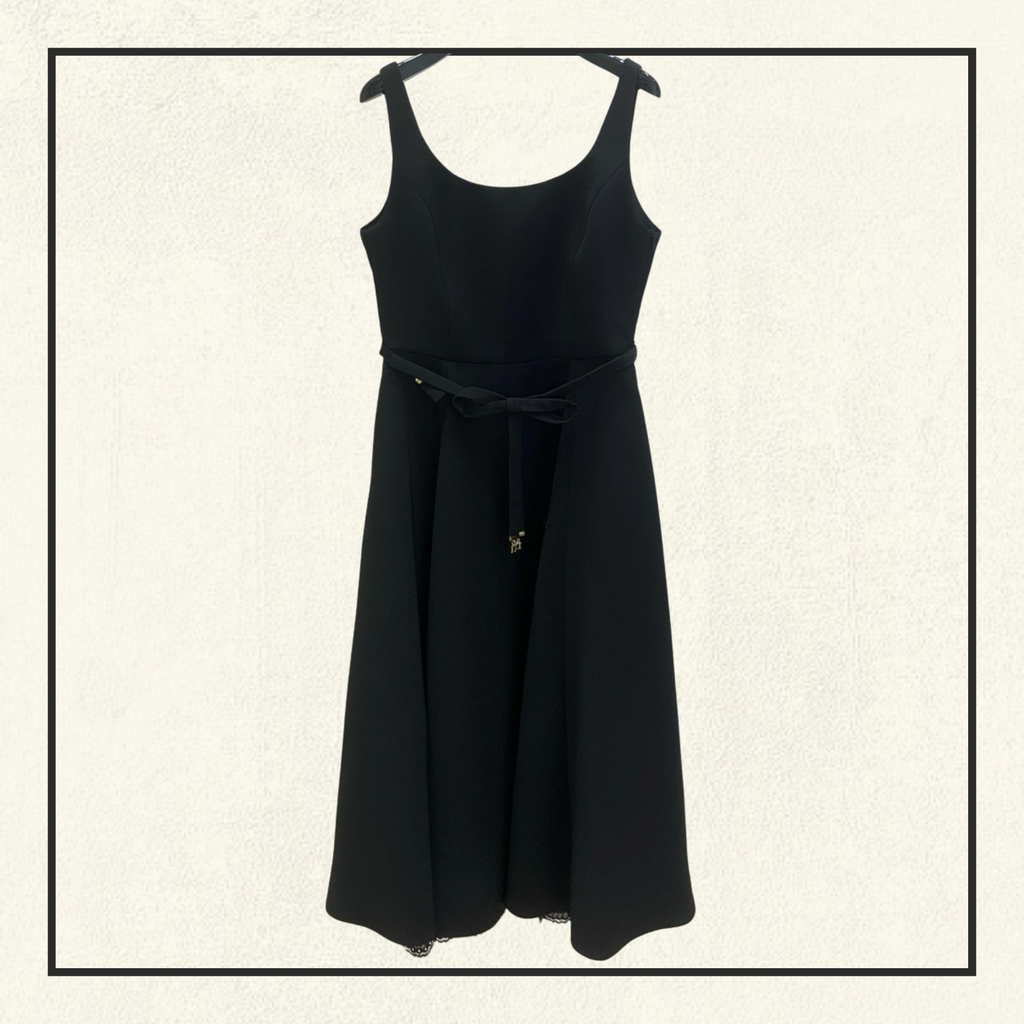 MID LENGTH BELTED DRESS