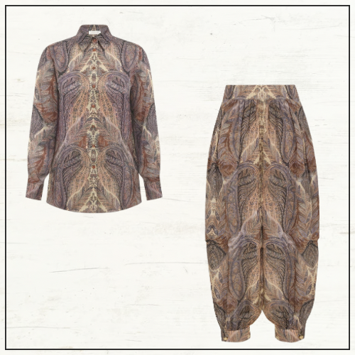 HYPNOTIC SATIN SHIRT & HALEM PANTS