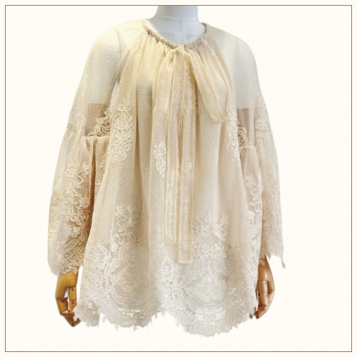 HYPNOTIC TIERED LACE BLOUSE & SKIRT