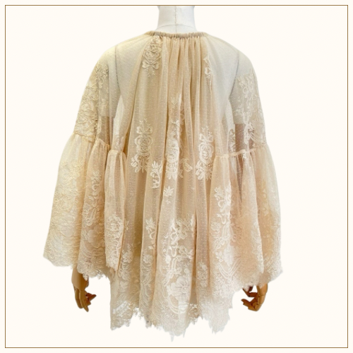 HYPNOTIC TIERED LACE BLOUSE & SKIRT