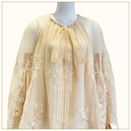 HYPNOTIC TIERED LACE BLOUSE & SKIRT