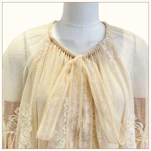 HYPNOTIC TIERED LACE BLOUSE & SKIRT