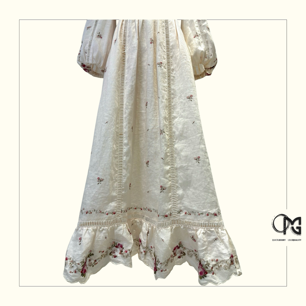 PATIENCE PLUNGE MIDI DRESS