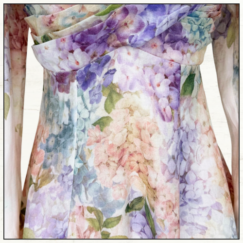 DAWNING PUFF SLEEVE MINI DRESS