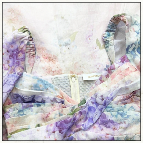 DAWNING PUFF SLEEVE MINI DRESS