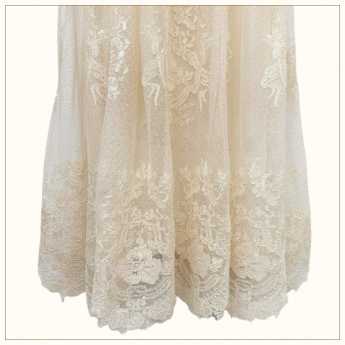 HYPNOTIC TIERED LACE BLOUSE & SKIRT