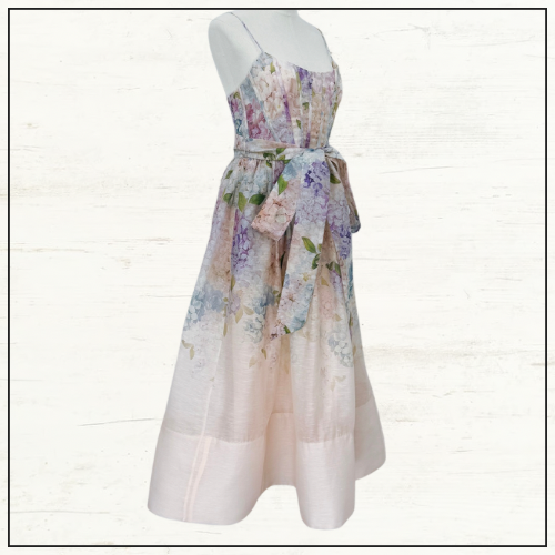 DAWNING CORSET MIDI DRESS