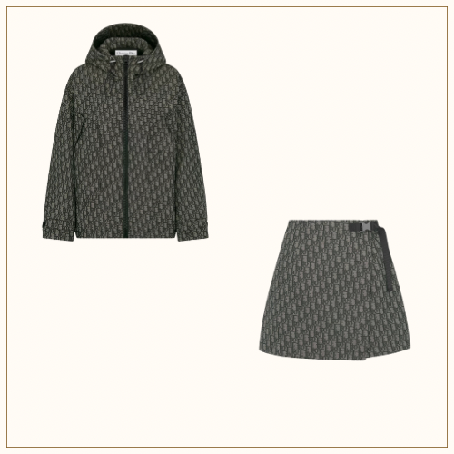 WATERPROOF HOODED JACKET & SKORT