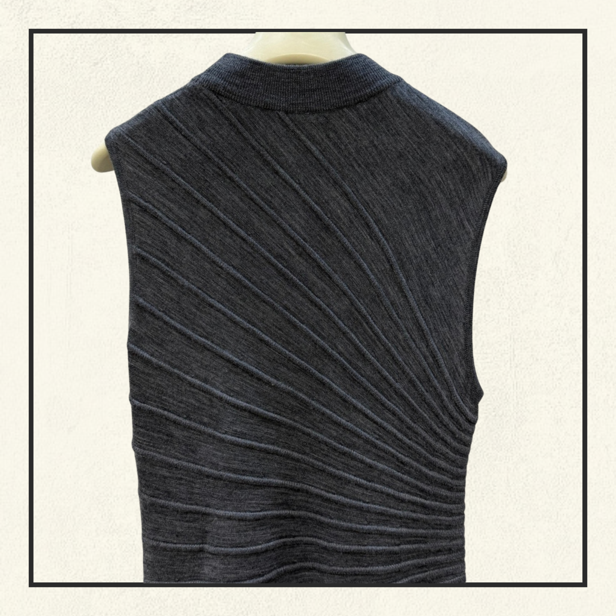 ASYMMETRIC WOOL DRESS