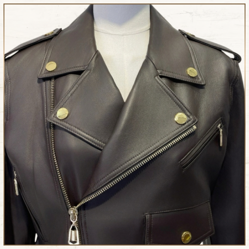 CRUSH LEATHER BIKER JACKET