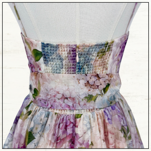 DAWNING CORSET MIDI DRESS