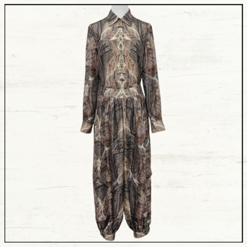 HYPNOTIC SATIN SHIRT & HALEM PANTS