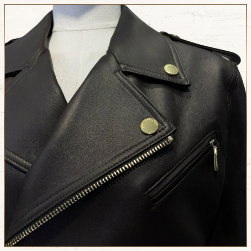 CRUSH LEATHER BIKER JACKET