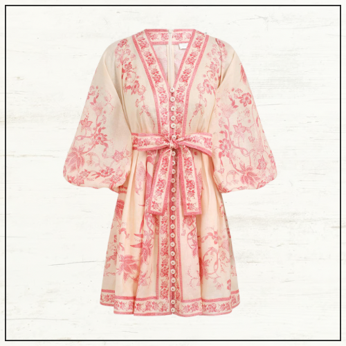 LUCKY PLUNGE MINI DRESS