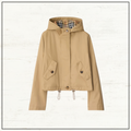 SHORT GABARDINE PARKA JACKET