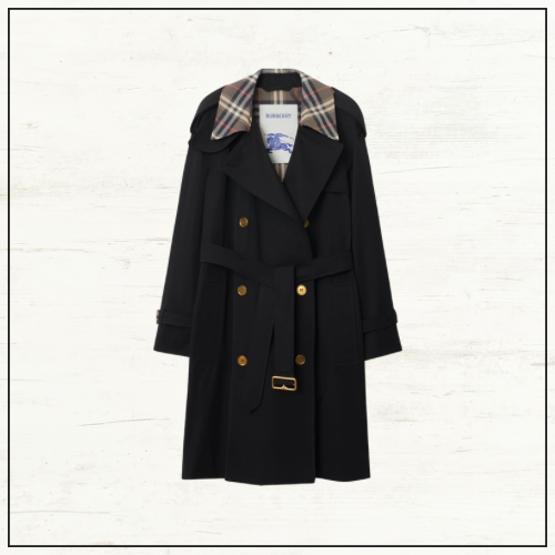 CHECK COLLAR CASTLEFORD TRENCH COAT