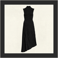 ASYMMETRIC WOOL DRESS