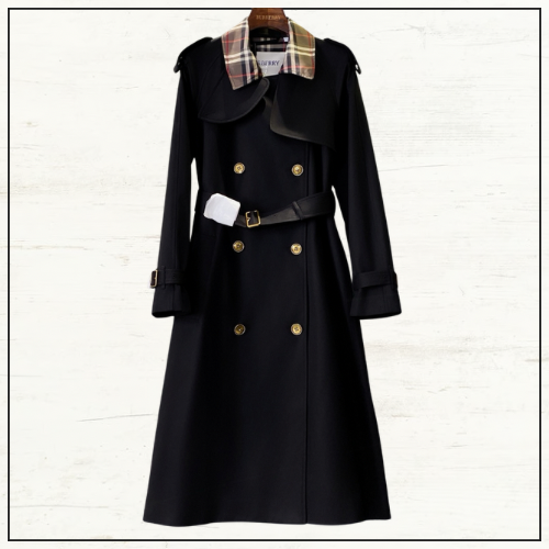 CHECK COLLAR CASTLEFORD TRENCH COAT
