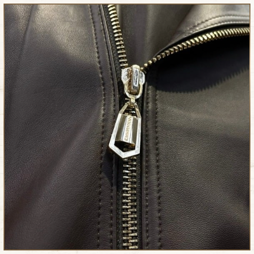 CRUSH LEATHER BIKER JACKET