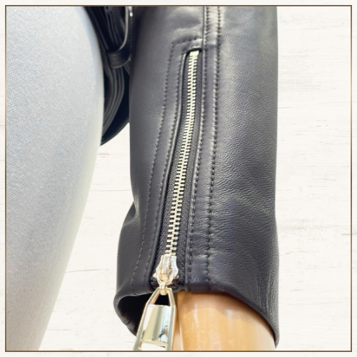 CRUSH LEATHER BIKER JACKET