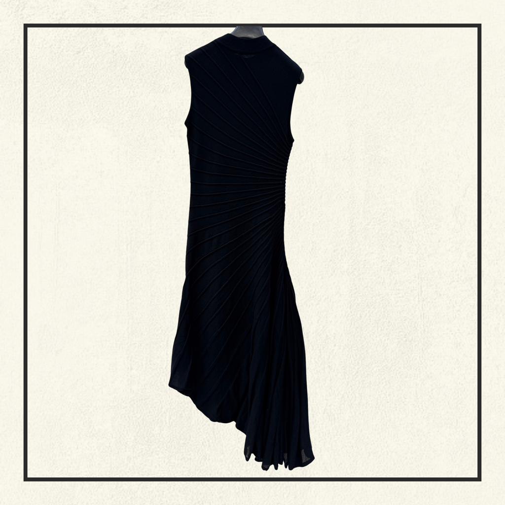 ASYMMETRIC WOOL DRESS