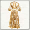 ZIPPY BILLOW MAXI DRESS