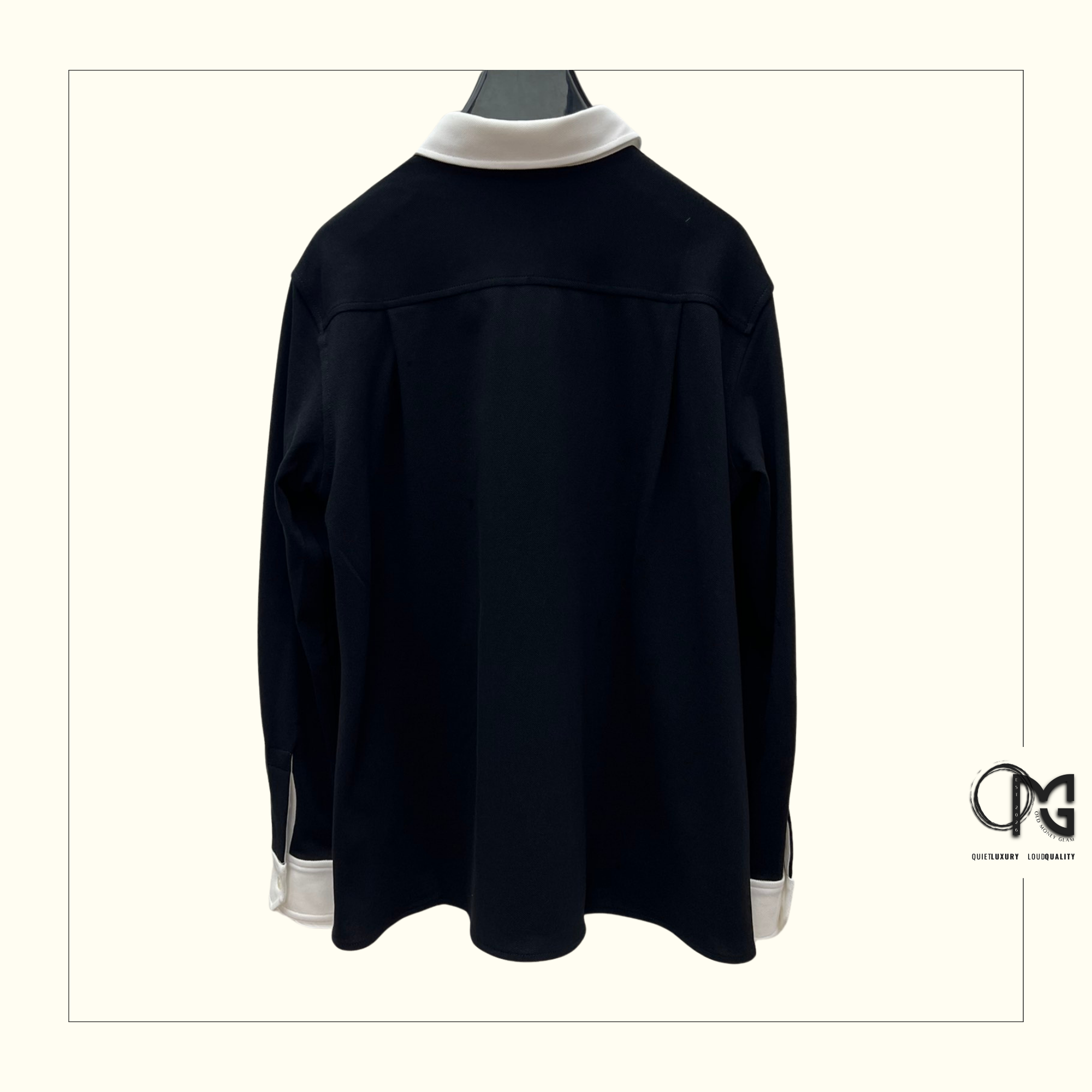 COTTON SHIRT WITH TRIOMPHE EMBROIDERY