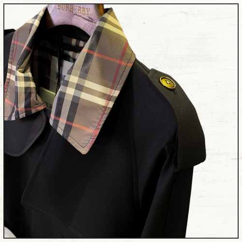 CHECK COLLAR CASTLEFORD TRENCH COAT