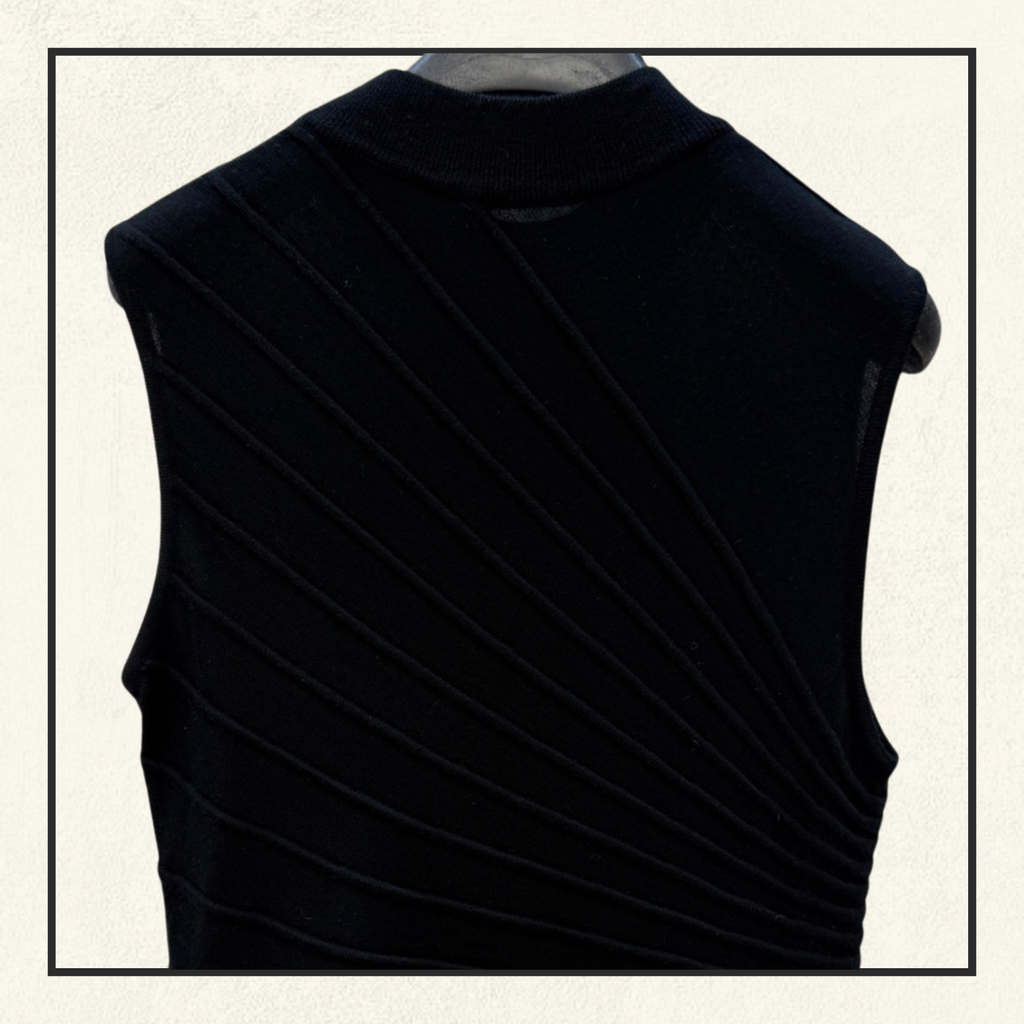 ASYMMETRIC WOOL DRESS