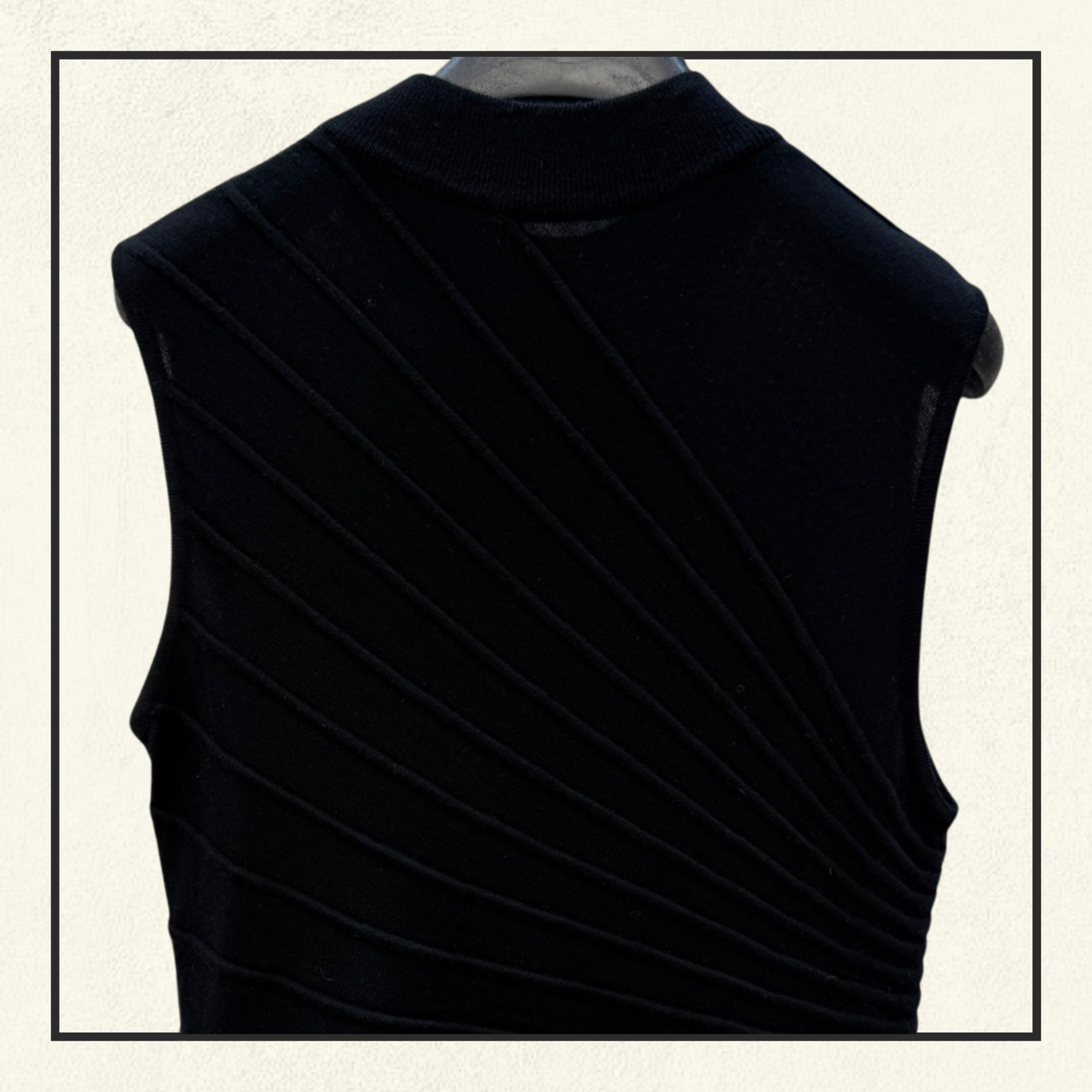 ASYMMETRIC WOOL DRESS