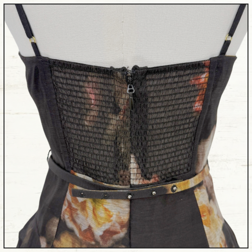 HYPNOTIC TWIST MIDI DRESS