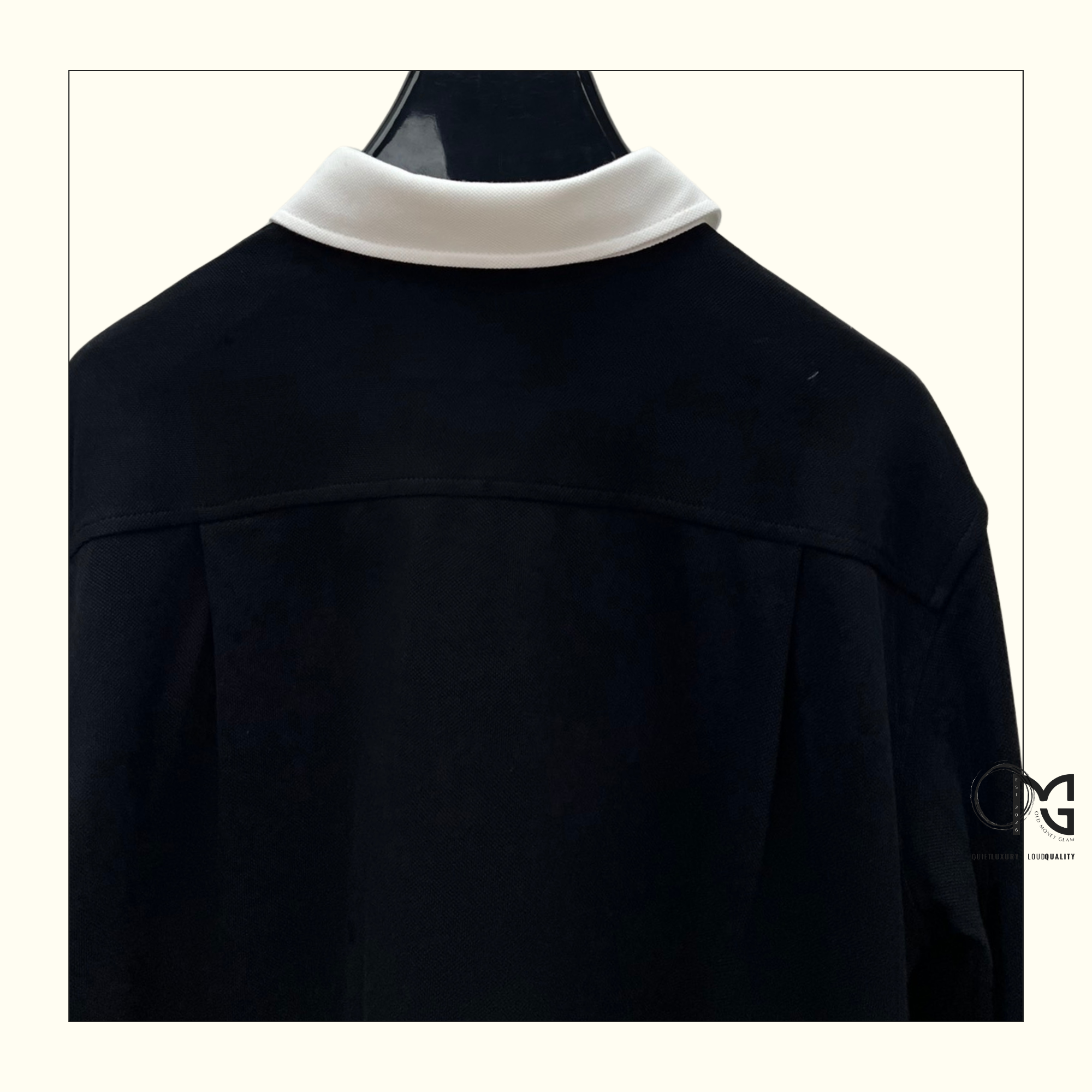COTTON SHIRT WITH TRIOMPHE EMBROIDERY