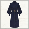 DENIM CARGO MIDI DRESS