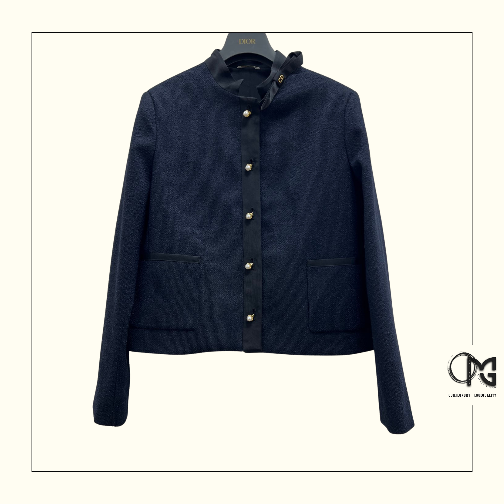 VIRGIN WOOL CROPPED JACKET & MINI SKIRT