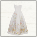 NATURA RUCHED MIDI DRESS