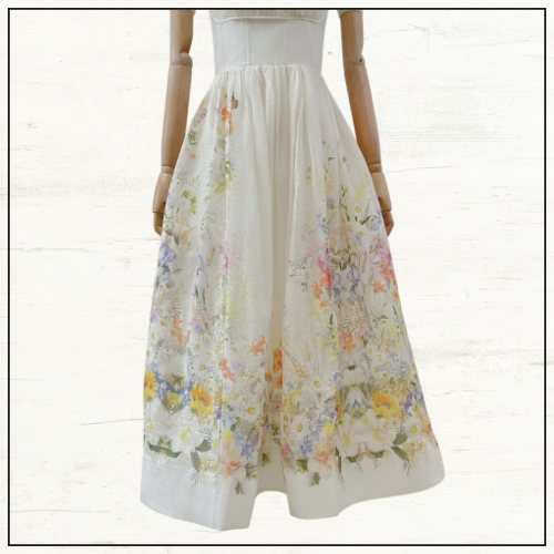 NATURA RUCHED MIDI DRESS