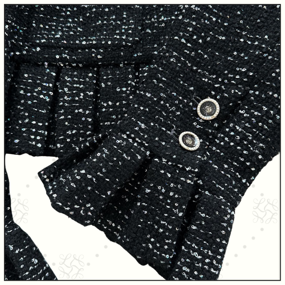 TWEED JACKET & MINI SKIRT