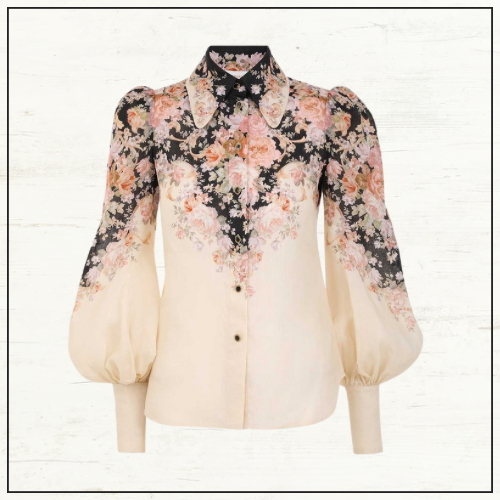 ILLUSTRATION BODY SHIRT & PENCIL SKIRT