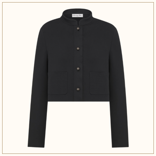 RuFFLED CROPPED JACKET