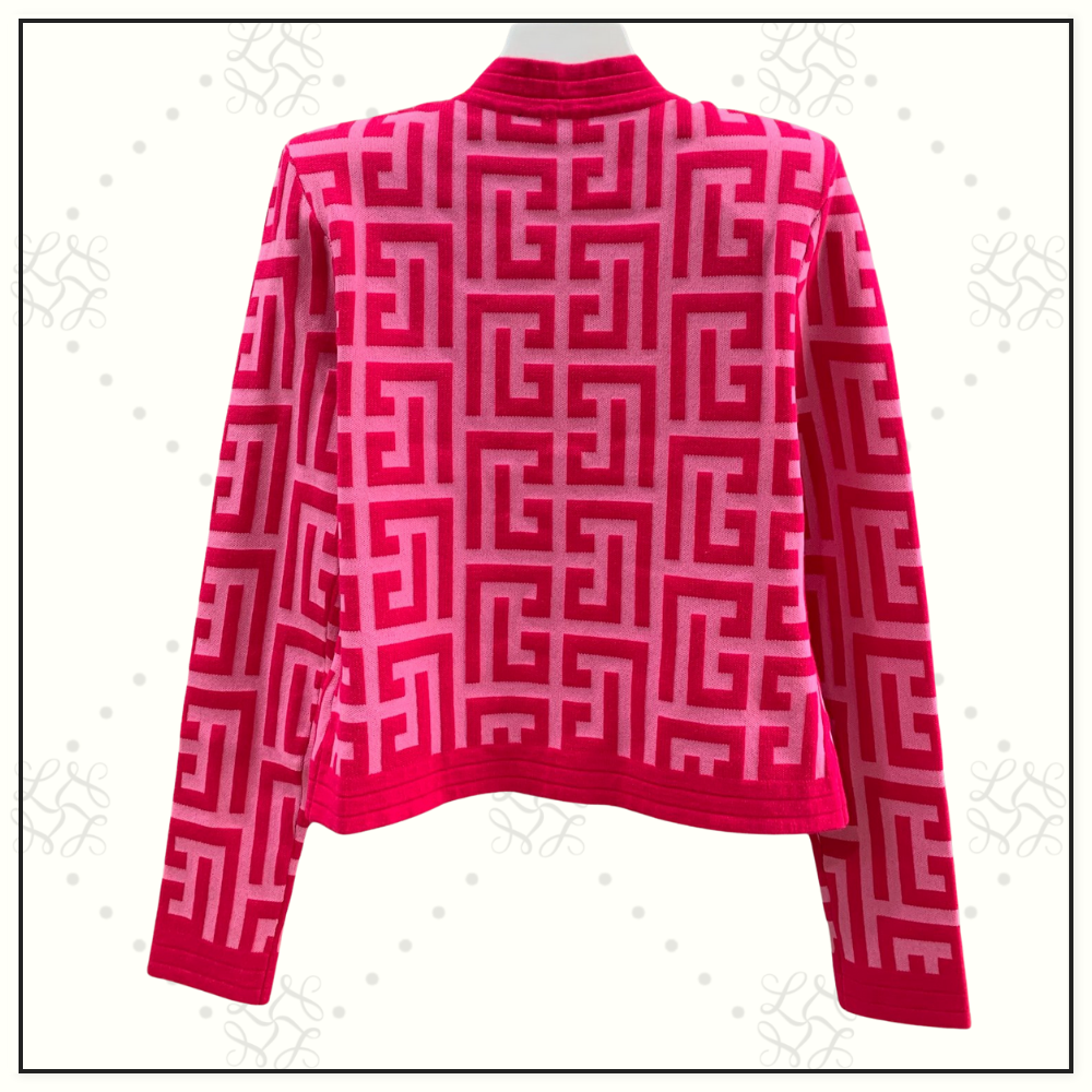 MONOGRAM KNIT CARDIGAN