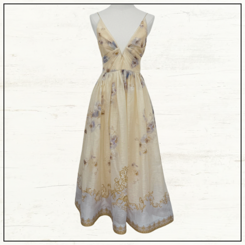 HYPNOTIC V NECK MIDI DRESS