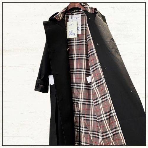 CHECK COLLAR CASTLEFORD TRENCH COAT