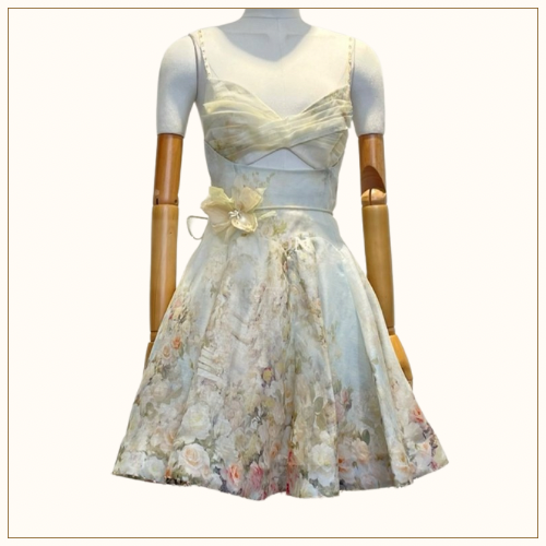 MEMENTO TWIST FRONT MINI DRESS