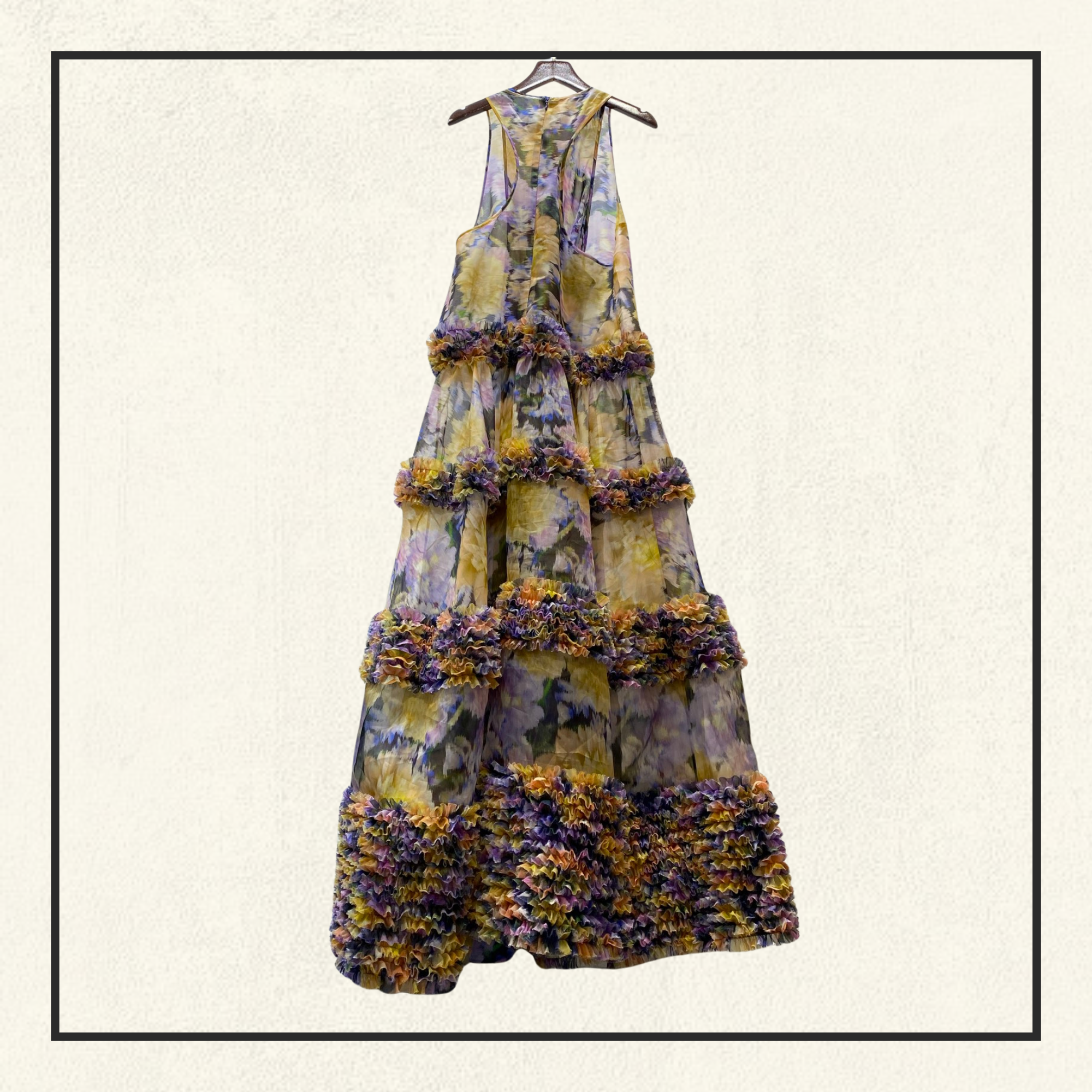 LUNA RUFFLE MAXI DRESS