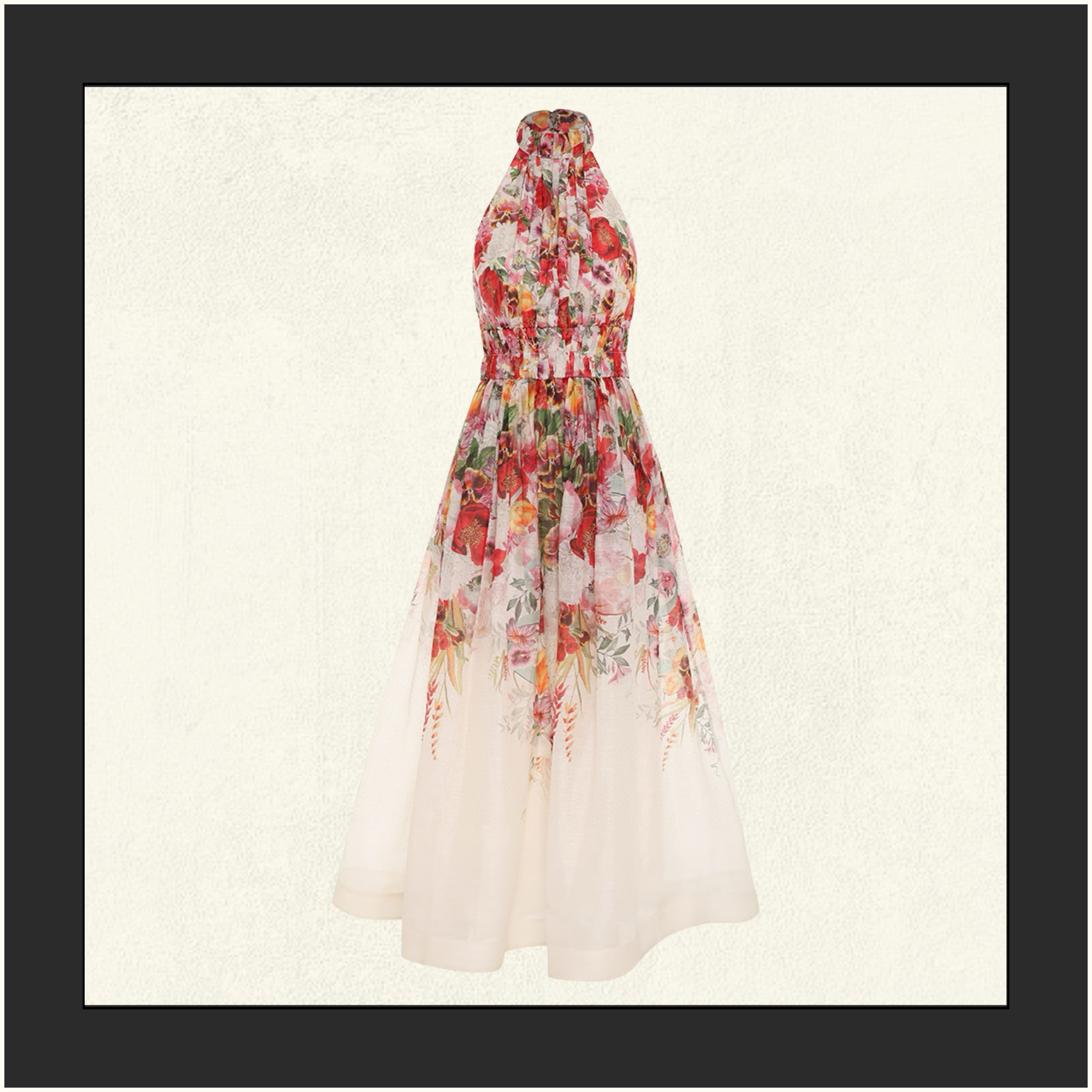 WONDERLAND HALTER DRESS