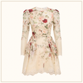 HYPNOTIC LACE TRIM MINI DRESS
