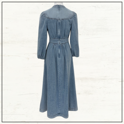 ASCENSION DENIM MIDI DRESS